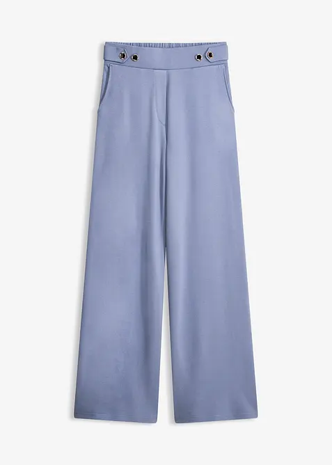 Pantalon en jersey &agrave; patte d&eacute;corative, bonprix