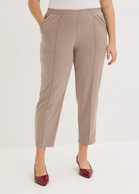 Pantalon &eacute;lastiqu&eacute; avec nervures devant, bonprix