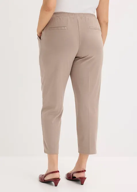 Pantalon &eacute;lastiqu&eacute; avec nervures devant, bonprix