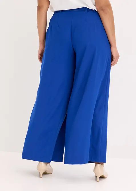 Pantalon &agrave; pinces avec ceinture (ens. 2 pces), bonprix