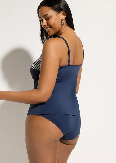 Tankini (ens. 2 pces) &agrave; bretelles larges, bonprix