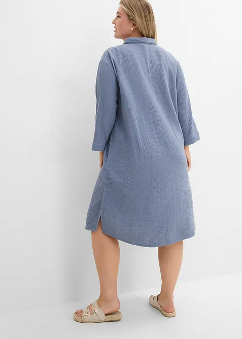 Robe-chemise en gaze de coton, bonprix