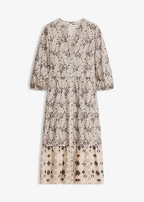 Robe midi en coton l&eacute;ger, bonprix