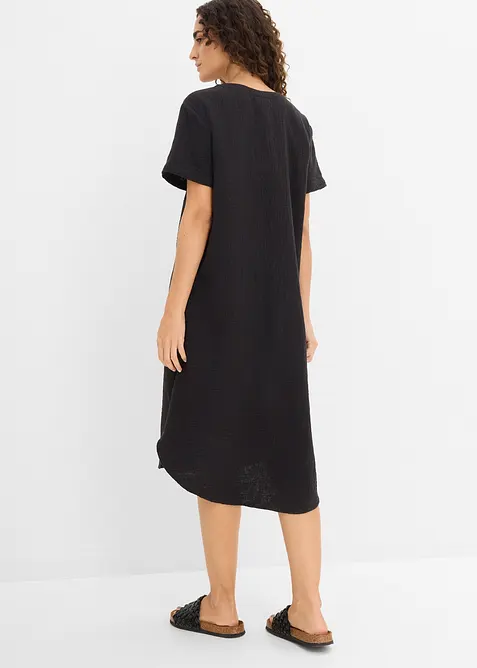 Robe chemise en gaze de coton douce, bonprix