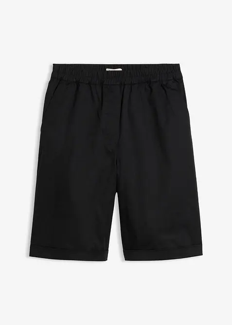 Bermuda effet paper touch en coton extensible, bonprix