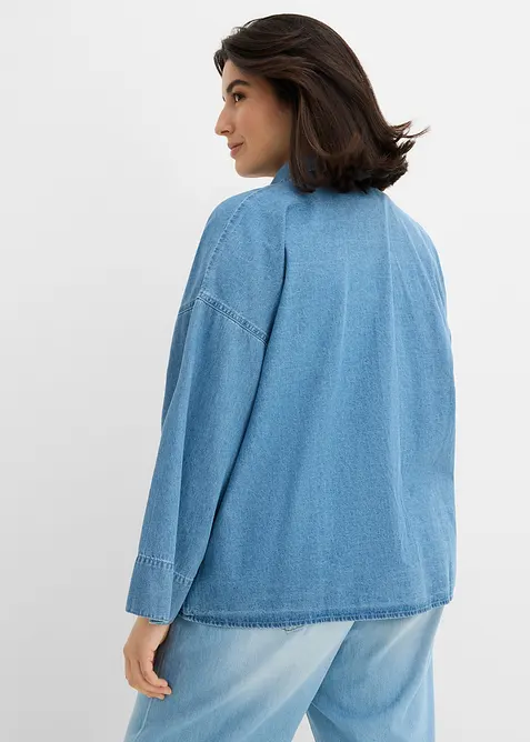 Chemisier en jean 100% coton, bonprix