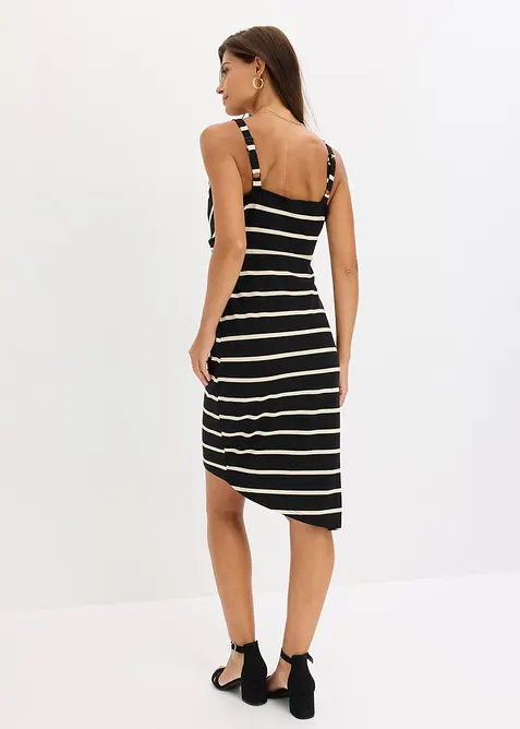 Robe en jersey &agrave; d&eacute;collet&eacute; plongeant, bonprix