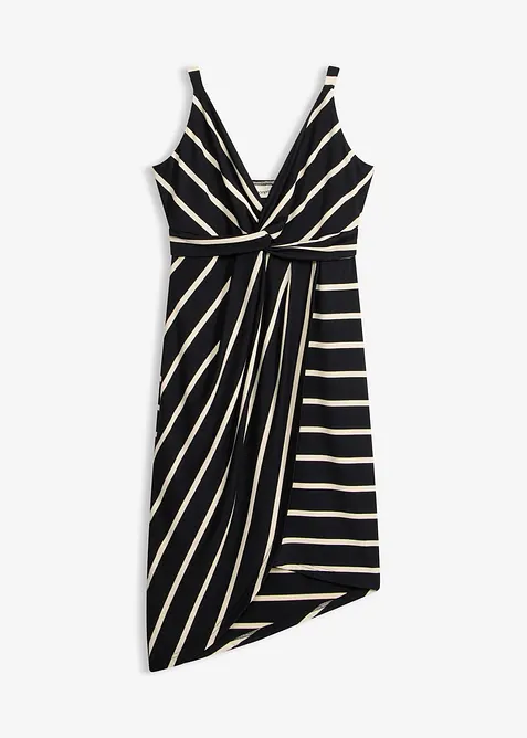 Robe en jersey &agrave; d&eacute;collet&eacute; plongeant, bonprix