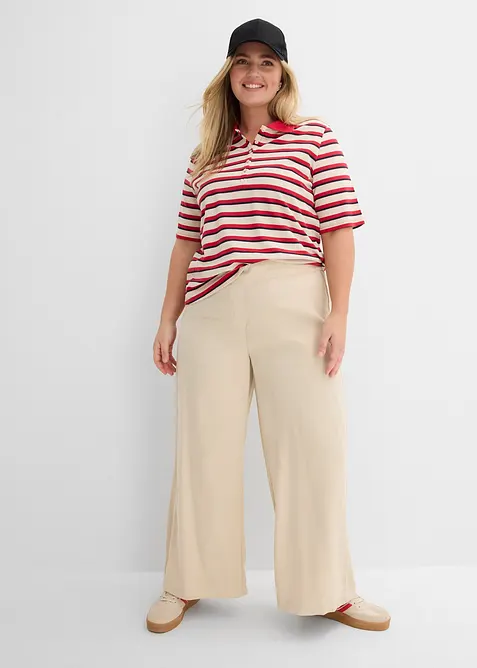 Polo en maille piqu&eacute;e 100% coton, bonprix