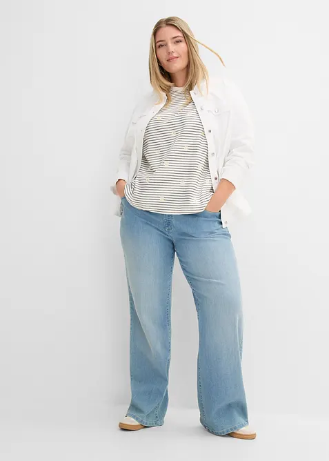 T-shirt ray&eacute; 100% coton, bonprix