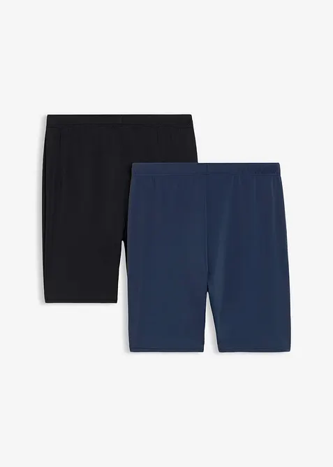 Lot de 2&nbsp;shorts de bain longs et pr&egrave;s du corps, bonprix