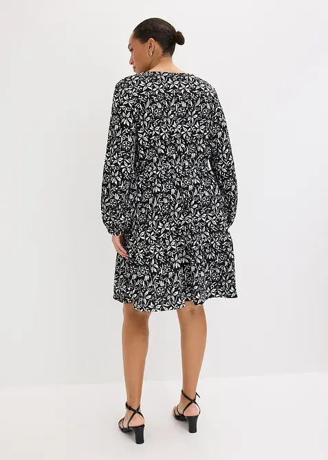 Robe-tunique en cr&ecirc;pe l&eacute;ger, bonprix