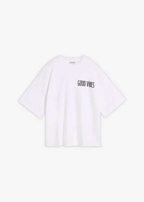 T-shirt oversize 100% coton, bonprix