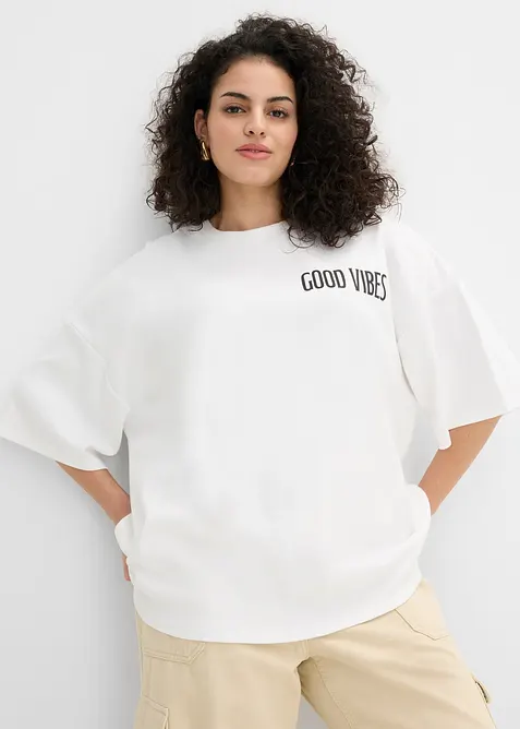 T-shirt oversize 100% coton, bonprix