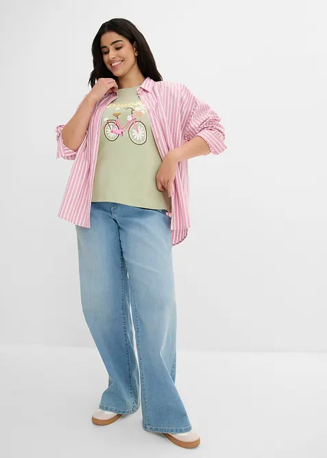 T-shirt ample 100% coton, bonprix