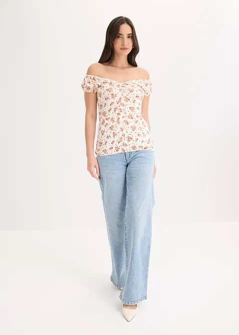 T-shirt en viscose extensible, bonprix