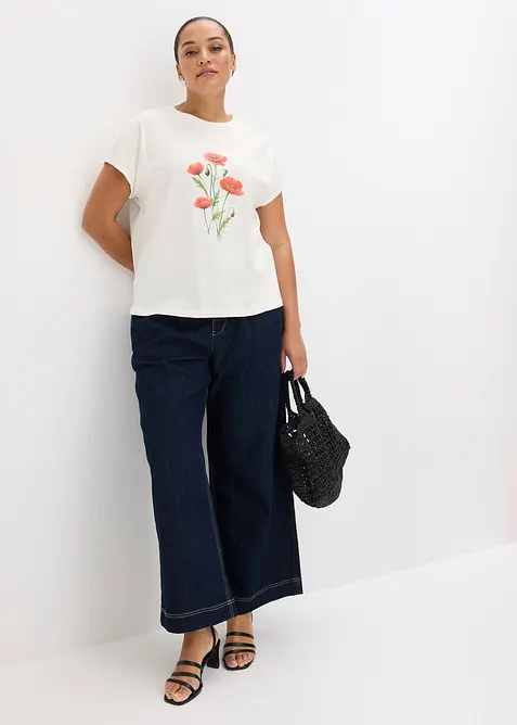 T-shirt en coton extensible, bonprix