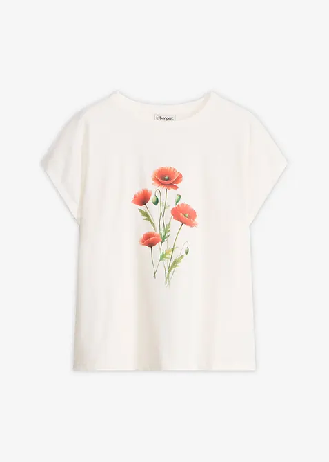 T-shirt en coton extensible, bonprix