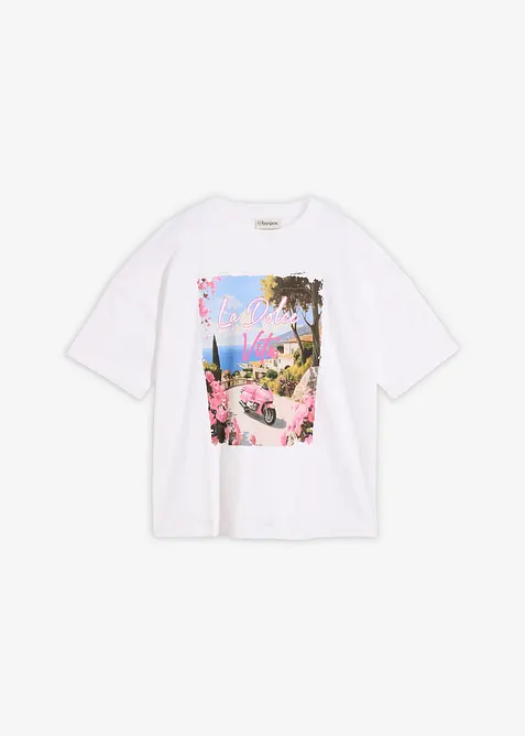 T-shirt oversize 100% coton, bonprix