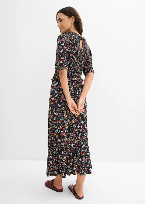 Robe midi en jersey viscose, bonprix