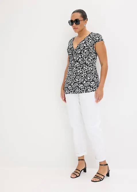 T-shirt en viscose extensible, bonprix
