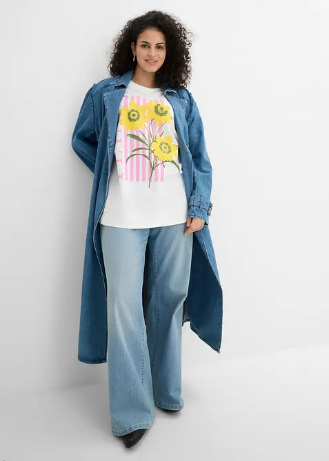 T-shirt oversize 100% coton, bonprix