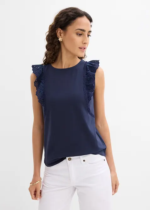 Top en coton extensible, bonprix