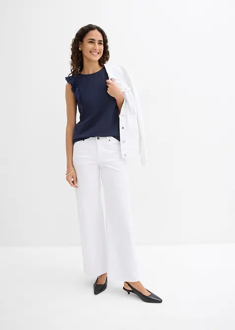 Top en coton extensible, bonprix