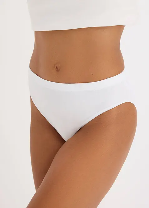 Lot de 6 slips coton doux avec imprim&eacute; c&oelig;urs, bonprix