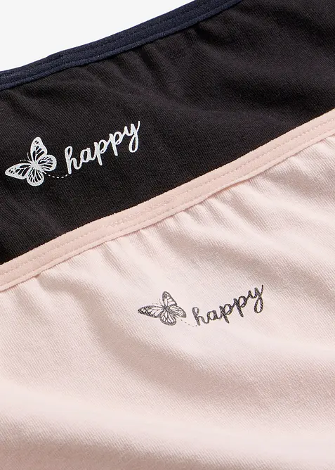 Lot de 4 culottes maxi coton doux, bonprix