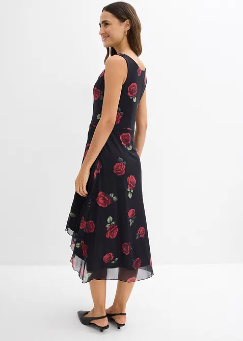 Robe midi en mesh doux, bonprix