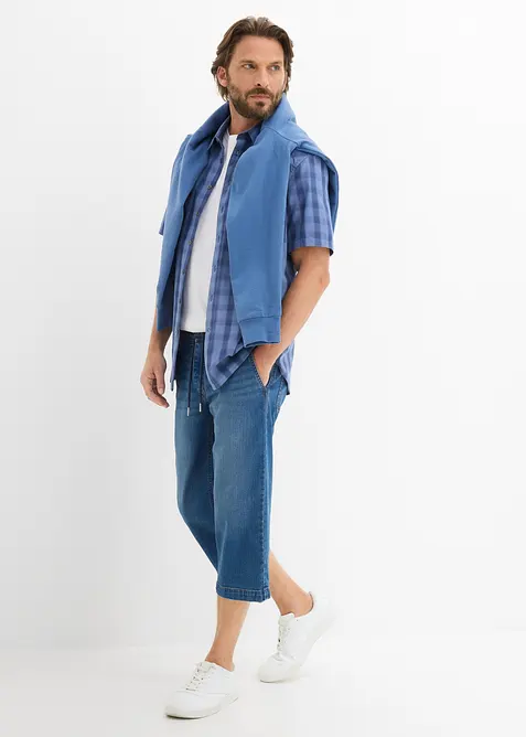 Jean 3/4 l&eacute;ger et extensible, regular, bonprix