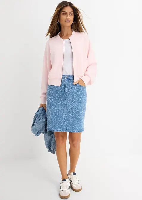 Jupe en jean, bonprix