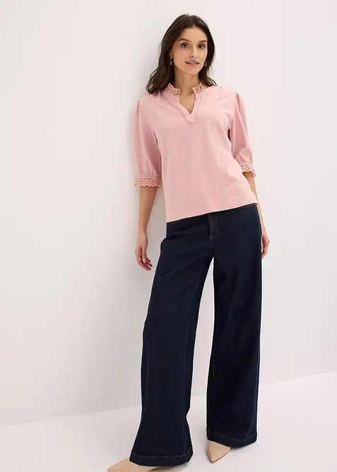 T-shirt manches longues 100% coton, bonprix