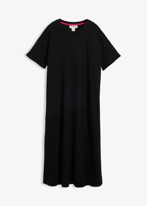 Robe en jersey interlock &eacute;pais avec poches sur les c&ocirc;t&eacute;s, bonprix
