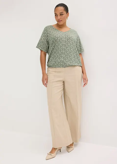 T-shirt oversize en viscose extensible, bonprix