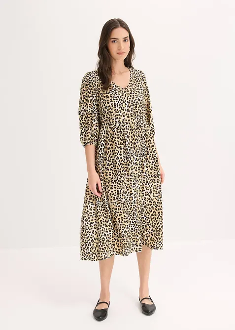 Robe-tunique fluide en viscose majoritaire, bonprix