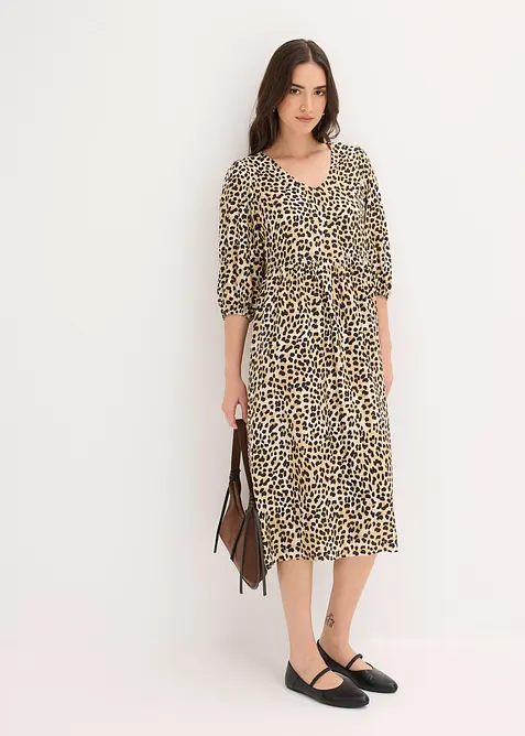 Robe-tunique fluide en viscose majoritaire, bonprix