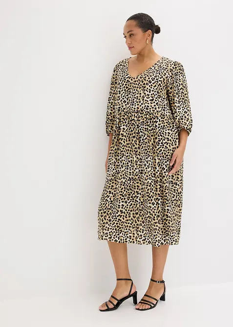 Robe-tunique fluide en viscose majoritaire, bonprix