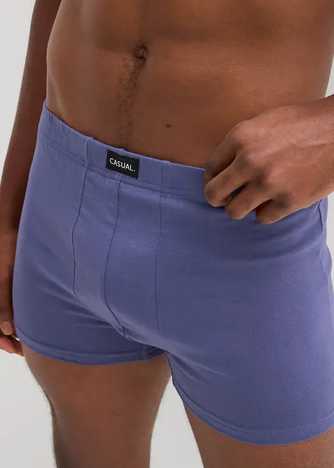 Lot de 5 boxers coton, bonprix