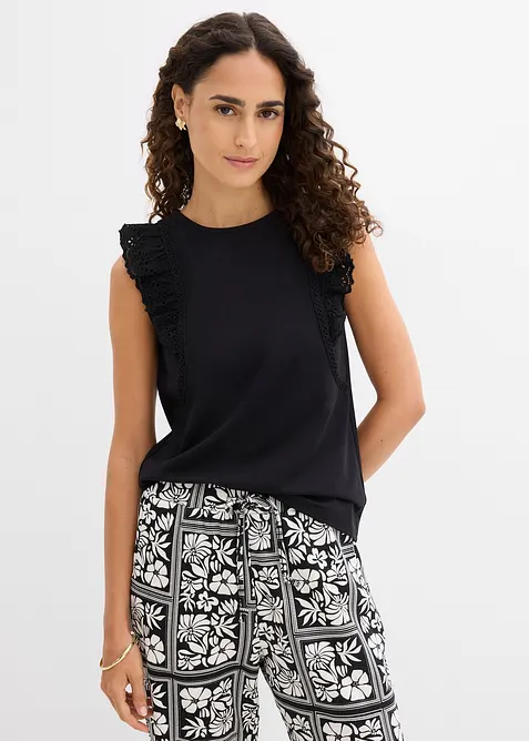 Top en coton extensible, bonprix