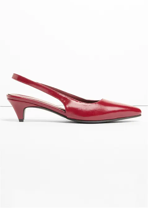 Escarpins slingback &agrave; talon bas, bonprix
