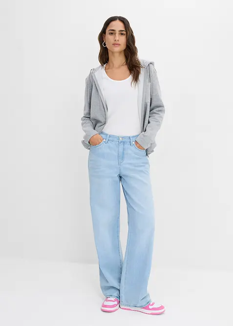 Lot de 2 T-shirts en coton c&ocirc;tel&eacute;, bonprix