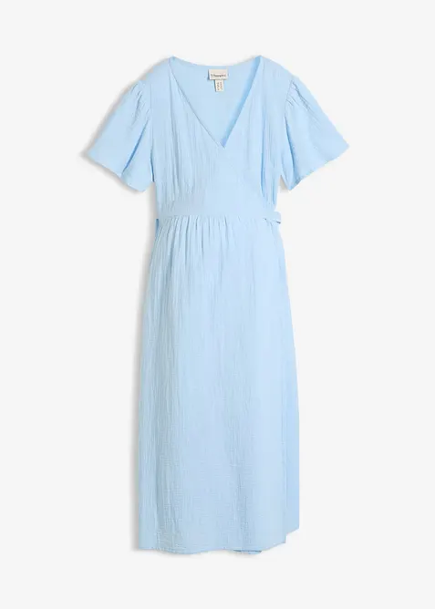 Robe de grossesse et d&rsquo;allaitement en gaze de coton, bonprix