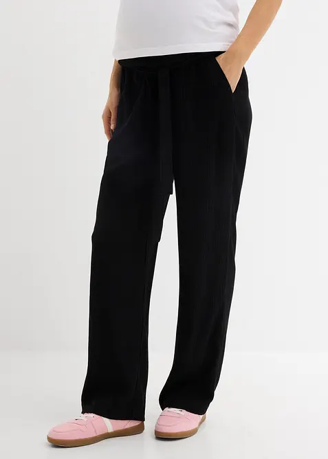 Pantalon de grossesse loose et confortable en cr&ecirc;pe de viscose, bonprix