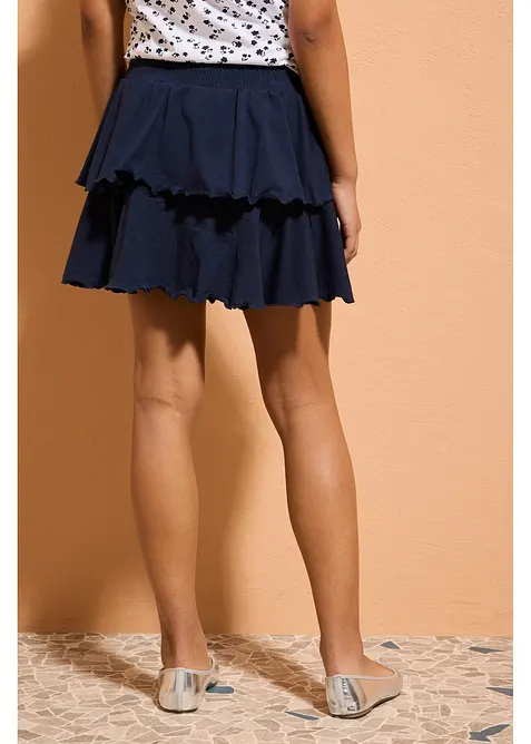 Jupe-short en jersey de coton, bonprix