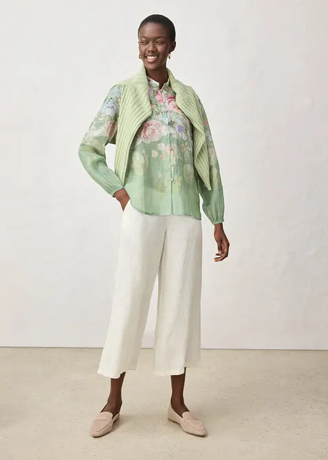 Tunique-blouse en ramie rafra&icirc;chissante, bonprix