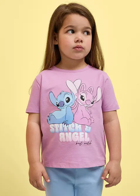 T-shirt Disney Stitch 100% coton, Lilo & Stitch