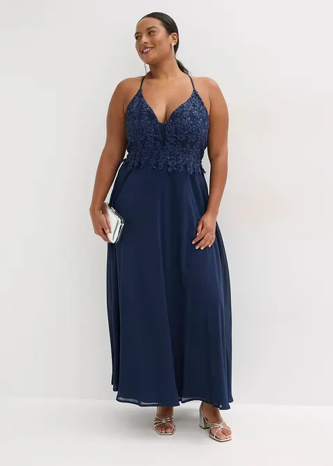 Robe &agrave; fines bretelles, bonprix