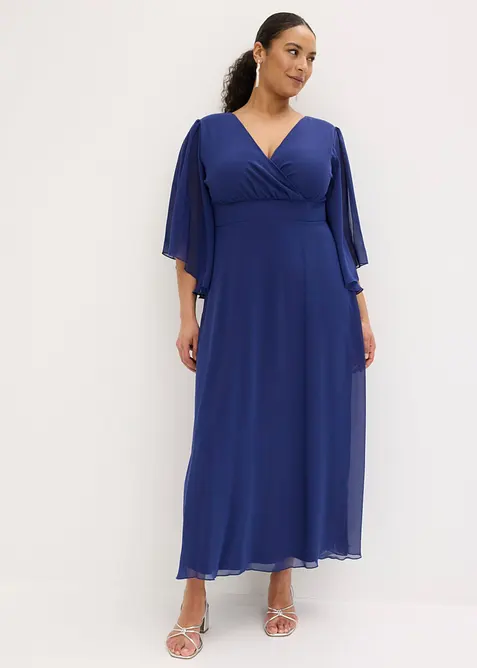 Robe de soir&eacute;e en mousseline, bonprix